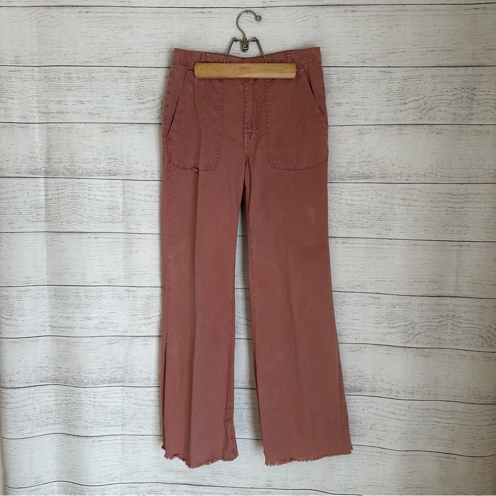 Pistola Sasha Cargo Wide Pants in Clay - Picture 2 of 8